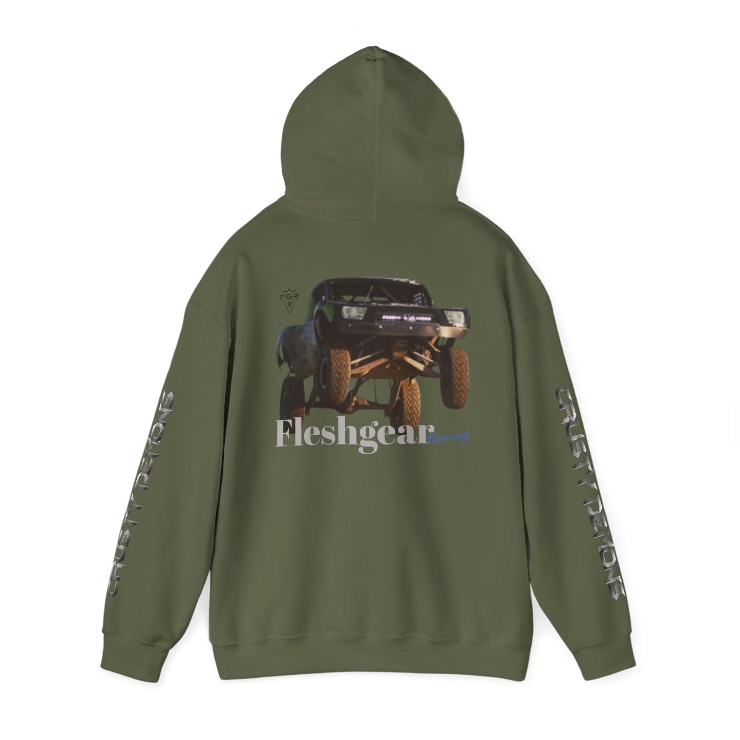 Fleshgear  Race Team  TT Hooded Sweatshirt