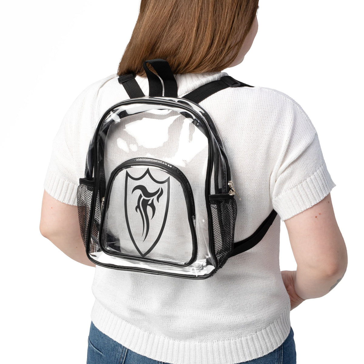 Crust Patch Backpack Clear . Event Backpack, Festival Essentials, – The Crusty Store