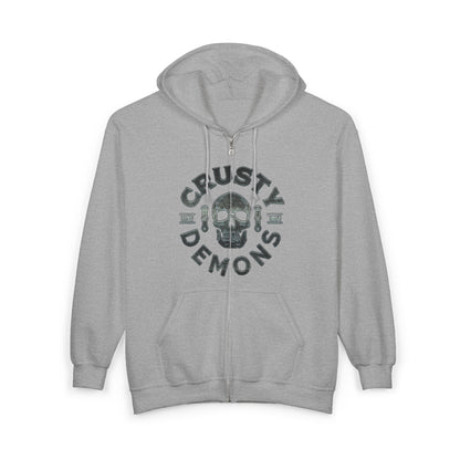 CD skull Full Zip Hooded Sweatshirt