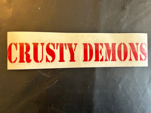 crusty sticker DIE CUT